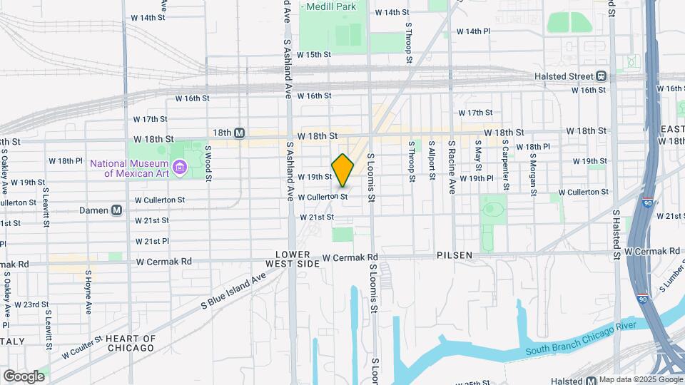 1923-1931 S Blue Island Ave Map and Location Details