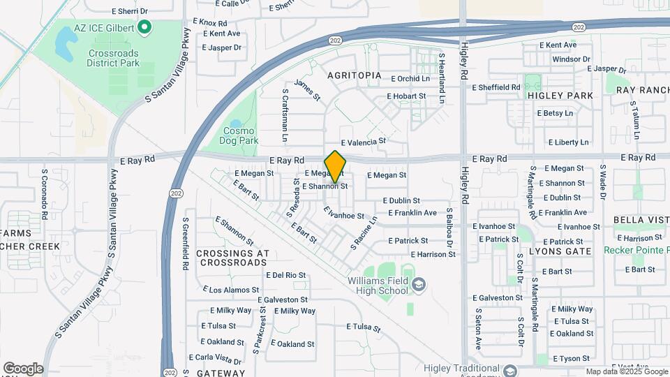 1692 S Rockwell St Map and Location Details