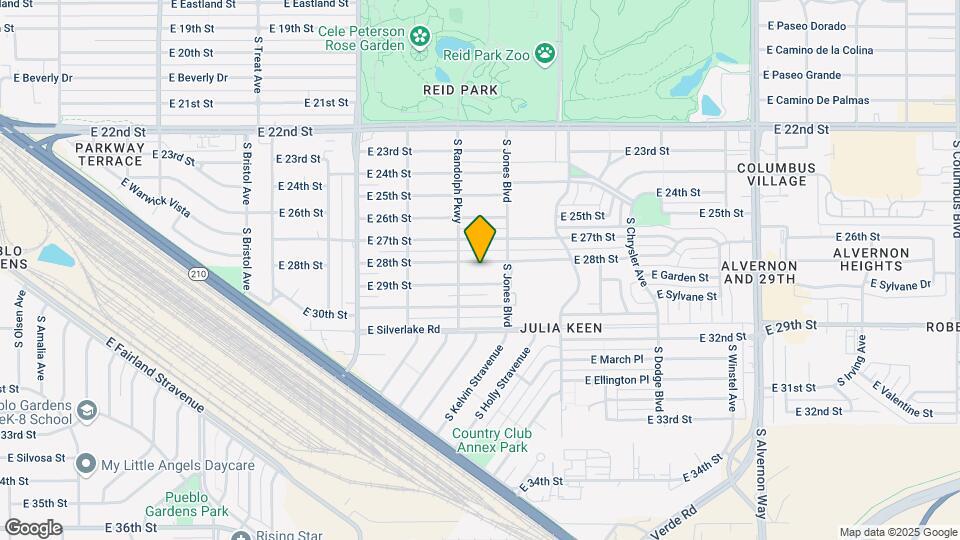 3332 E 28th St Map and Location Details