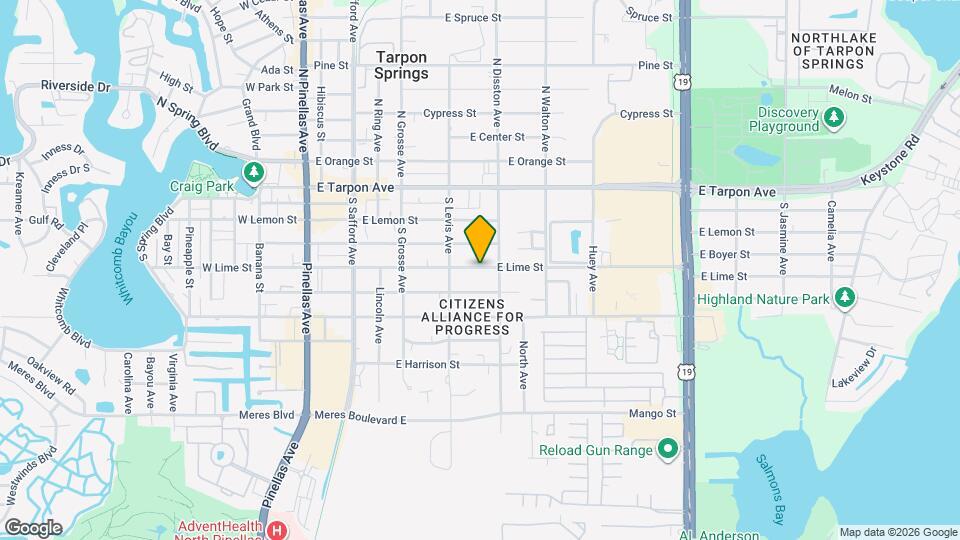 524 E Lime St Map and Location Details