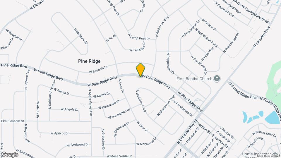1878 W Pine Ridge Blvd Map and Location Details