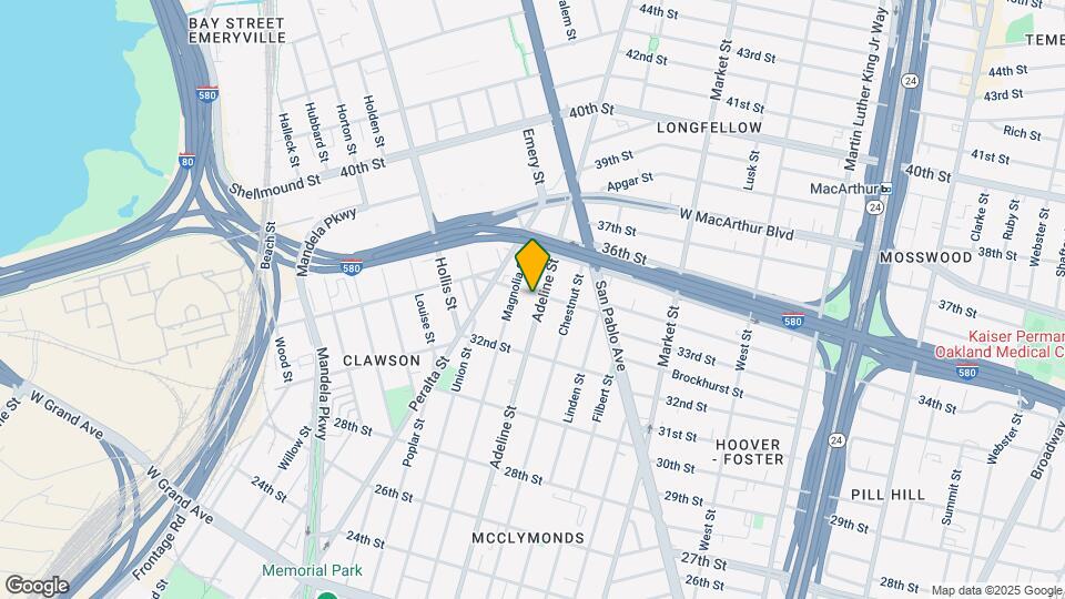 1161 34th St, Unit 1163 34th Map and Location Details
