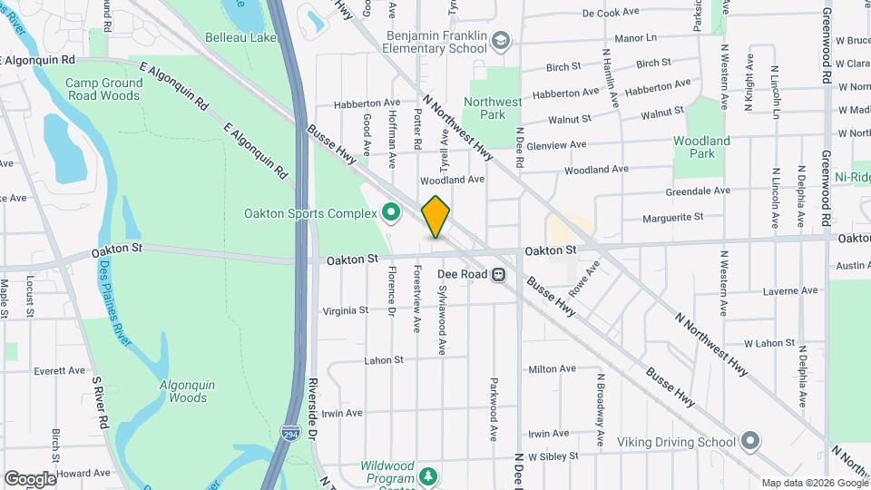 2610 Oakton St Map and Location Details