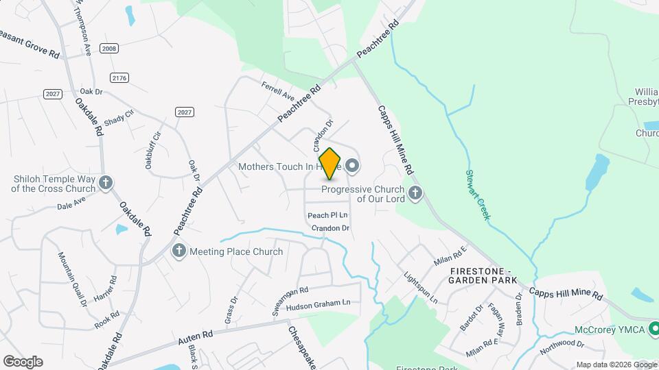 5400 Peachwood Dr Mapa y Detalles de la Ubicación