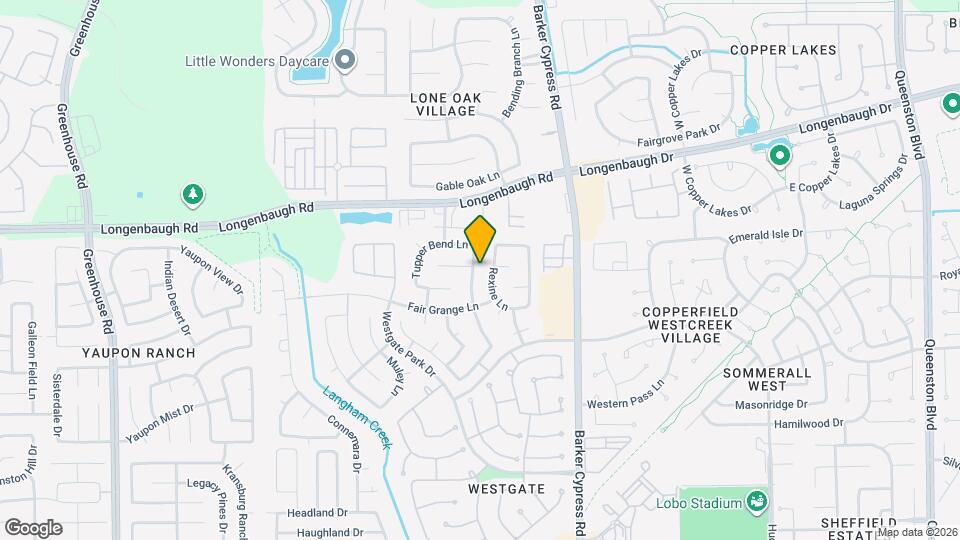 7814 Crestbrook Manor Ln Map and Location Details