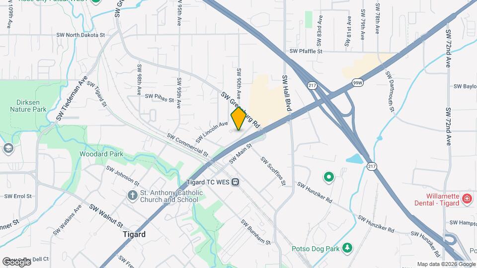 8985 SW Center St Map and Location Details