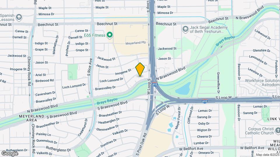 4718 N Braeswood Blvd Map and Location Details