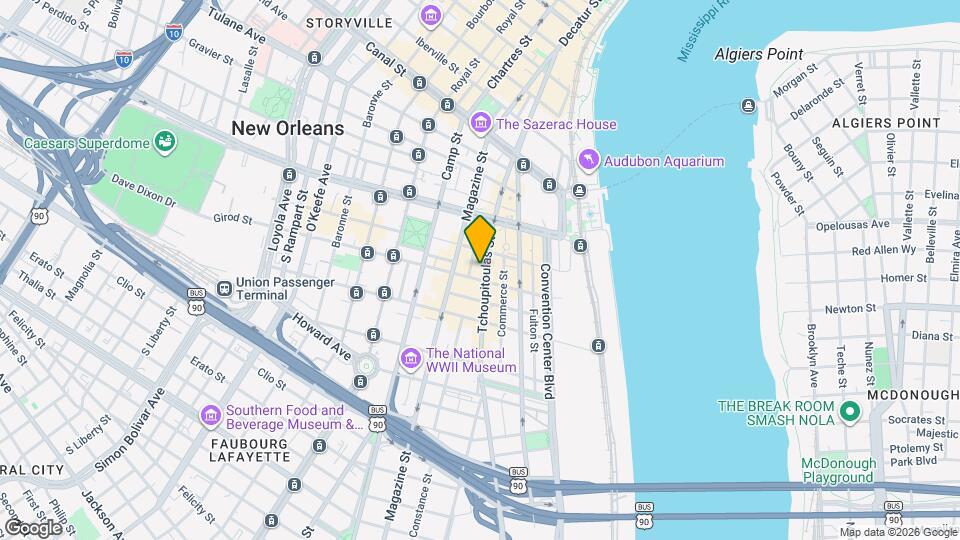 633 Tchoupitoulas St, Unit 4 Mapa y Detalles de la Ubicación