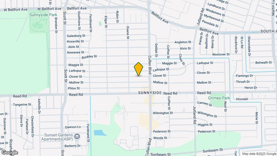 4634 Clover St Map and Location Details