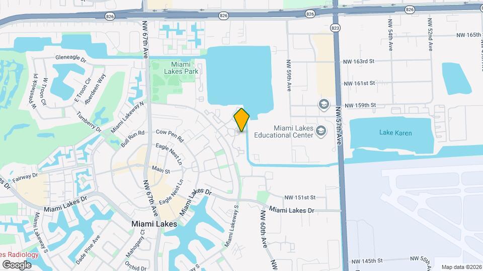 15495 N Miami Lakeway Map and Location Details