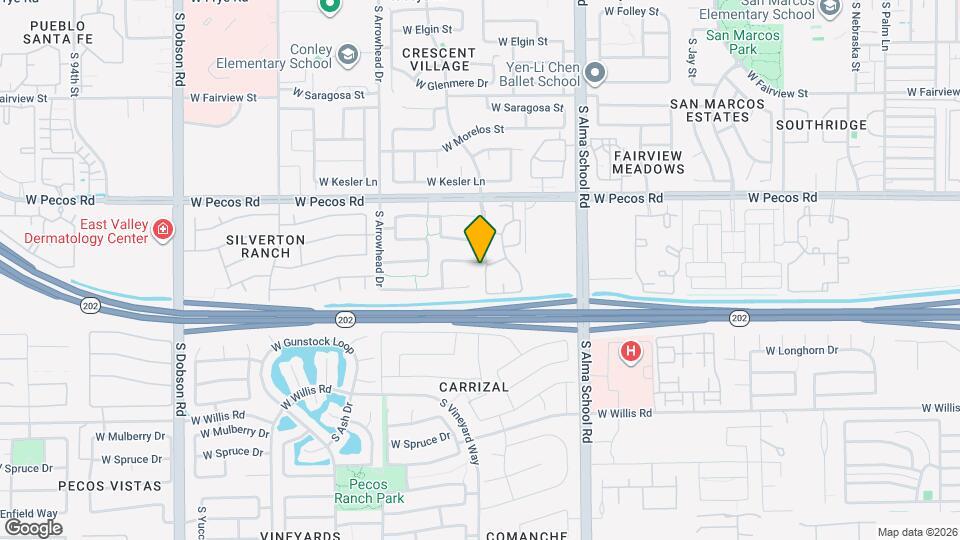 1253 W Winchester Way Map and Location Details