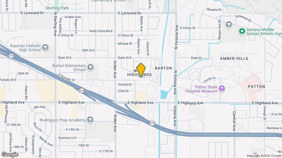 2680 E Highland Ave, Unit 2323 Mapa y Detalles de la Ubicación