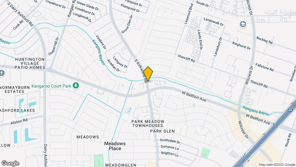11399 S Kirkwood Rd Map and Location Details
