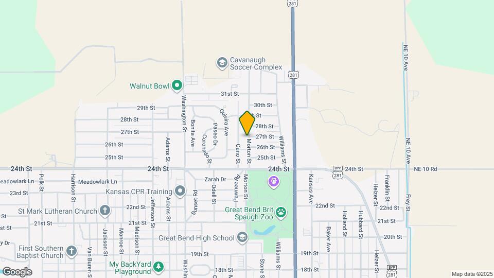 2619 Morton St Map and Location Details