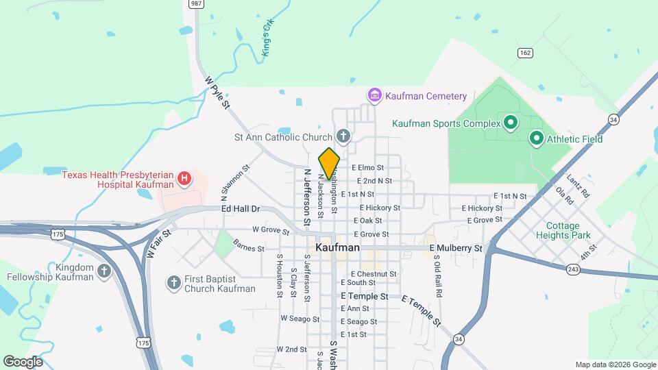 503 N Washington St Map and Location Details