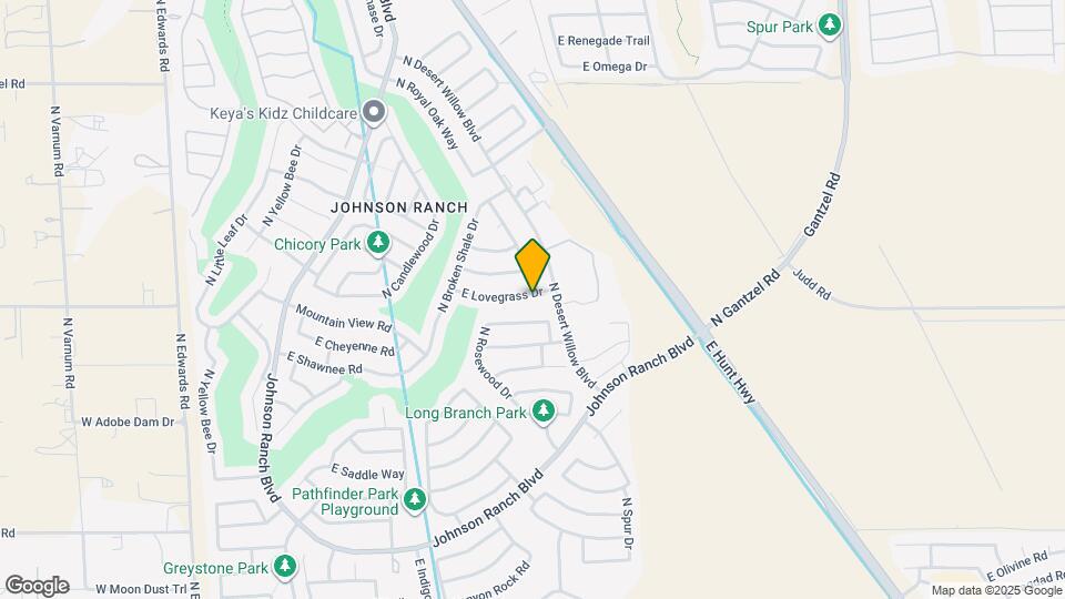 911 E Lovegrass Dr Map and Location Details