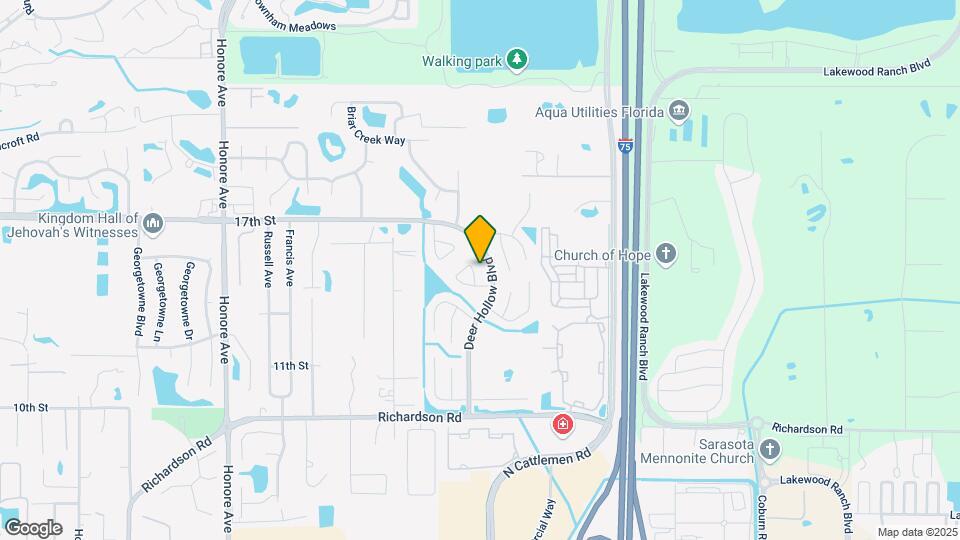 1588 Fawnwood Cir Map and Location Details