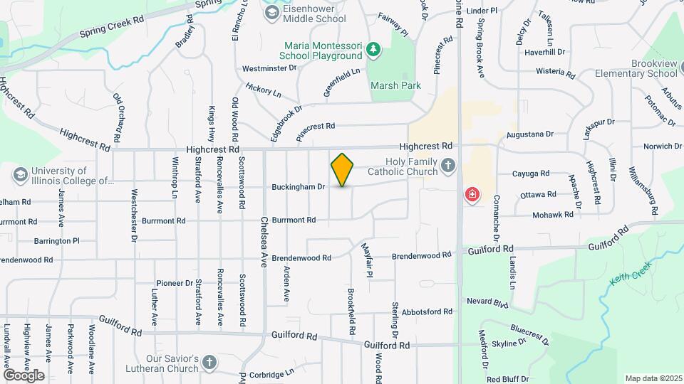 4011 Buckingham Dr Map and Location Details