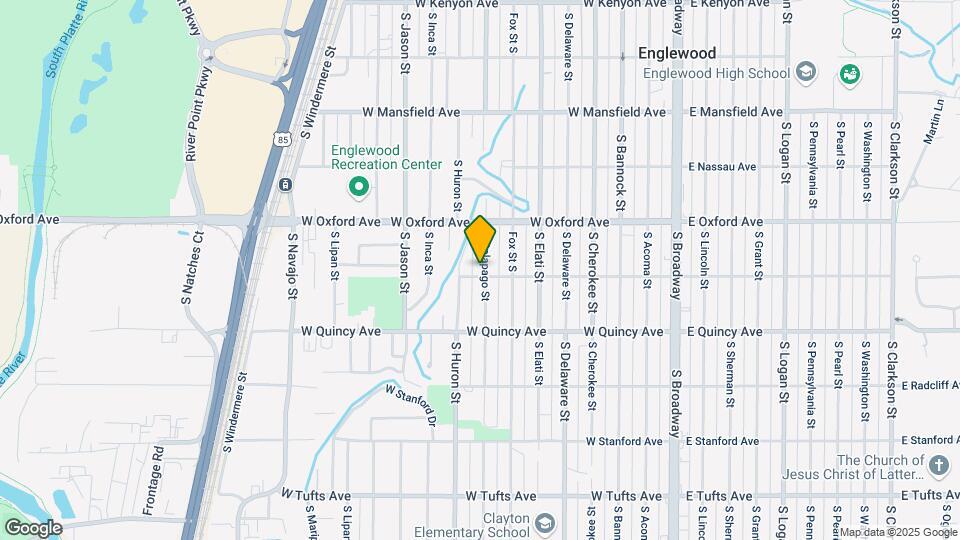 4195 S Galapago St Map and Location Details