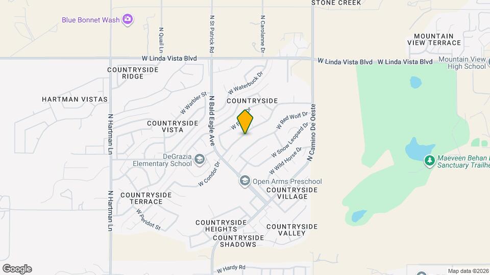 4871 W Condor Dr Map and Location Details