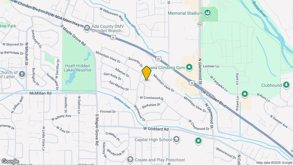 4910 Cresthaven Dr Map and Location Details