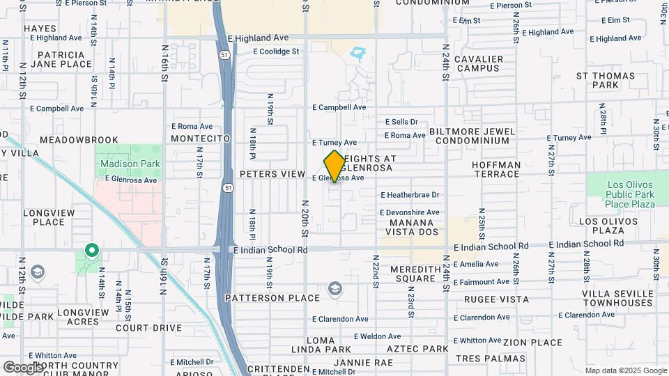 4230 N 21st St Map and Location Details