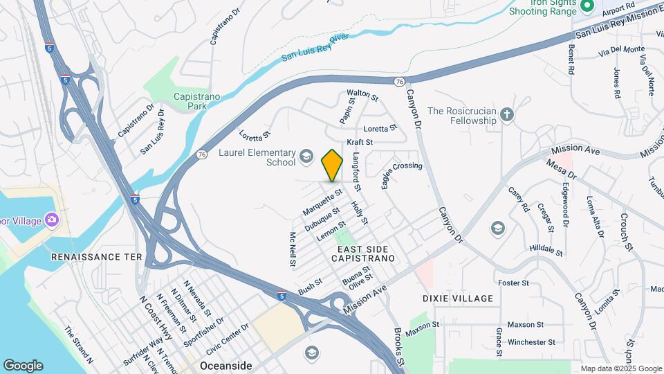 1509 Laurel St Mapa y Detalles de la Ubicación