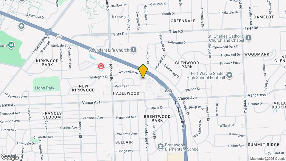 3521 Ivy League Dr Map and Location Details