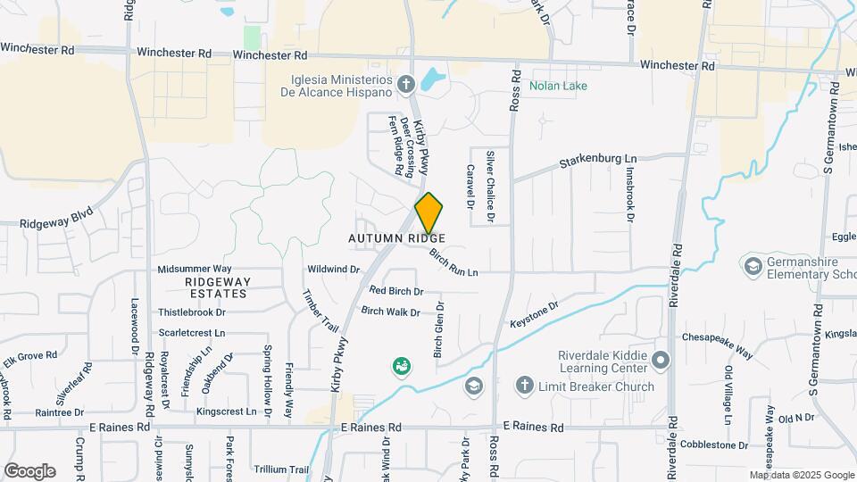 6600 Birch Run Ln Mapa y Detalles de la Ubicación