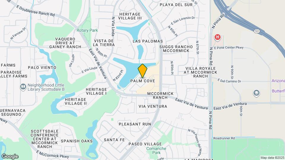 8270 N Hayden Rd Map and Location Details