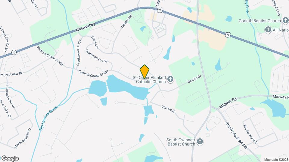 1212 Summit Chase Dr SW Map and Location Details