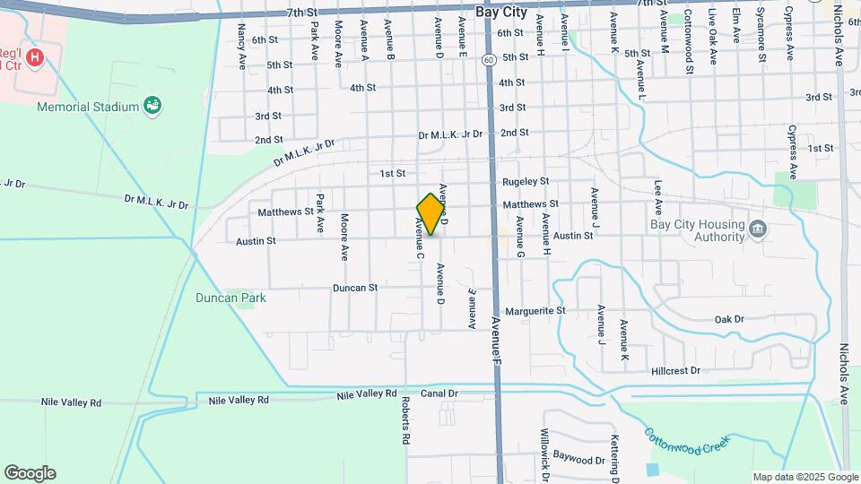 1412 Austin St Map and Location Details