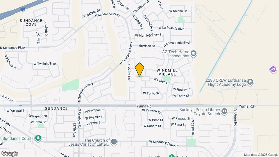 22292 W Lasso Ln Map and Location Details