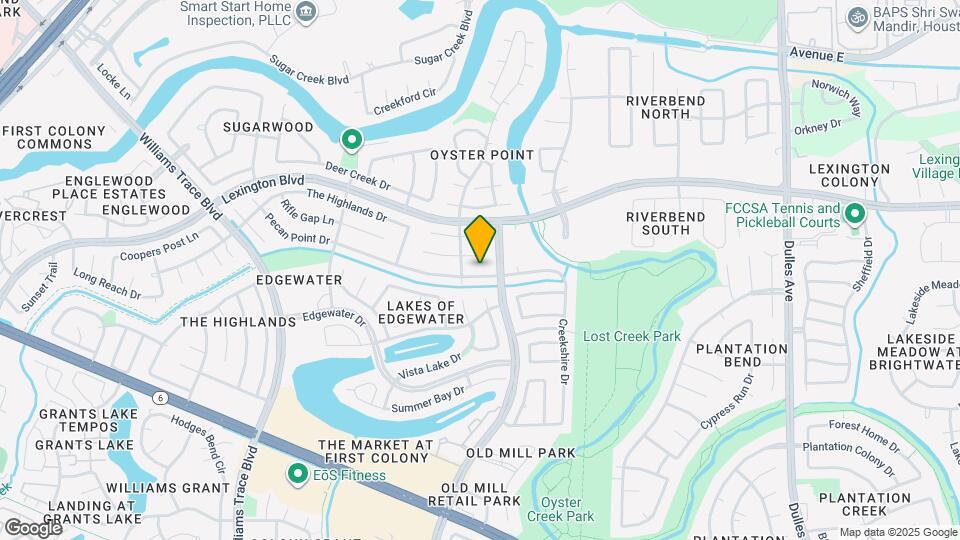 3415 Pecan Point Dr Map and Location Details