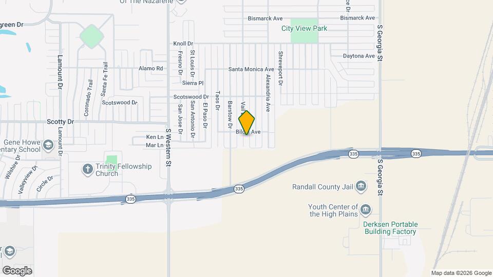 8505 Vail Drive Map and Location Details