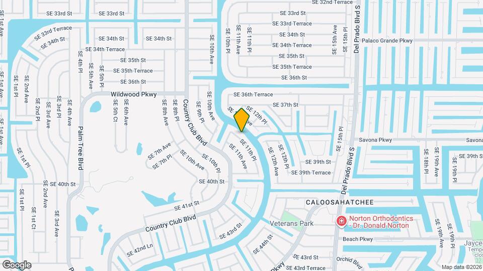 3823 SE 11th Pl Map and Location Details