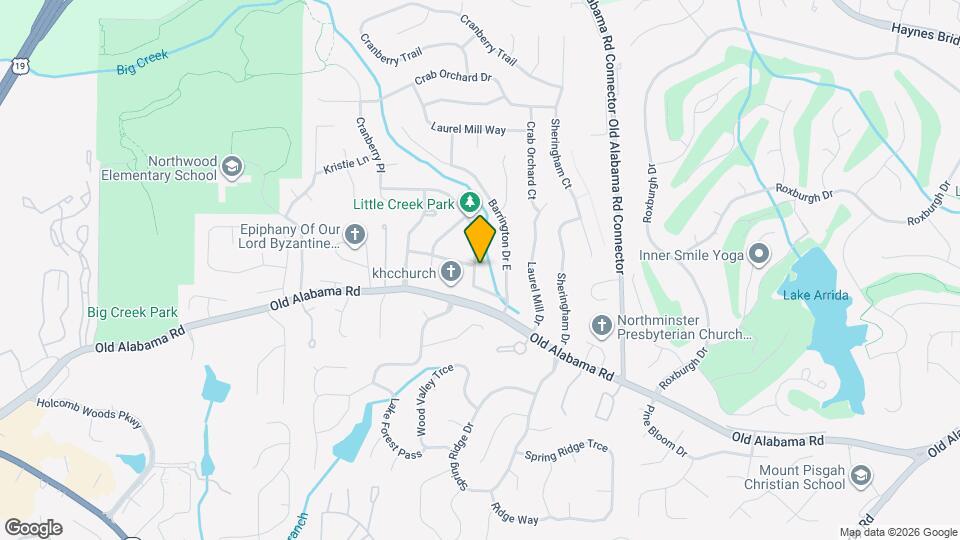 645 Barrington Way Map and Location Details