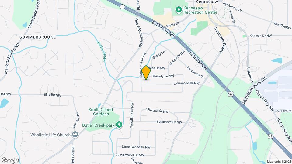 2498 Lakewood Dr NW Map and Location Details
