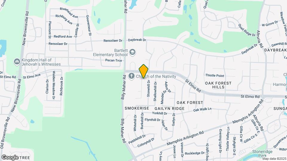 3840 Westridge Dr Map and Location Details
