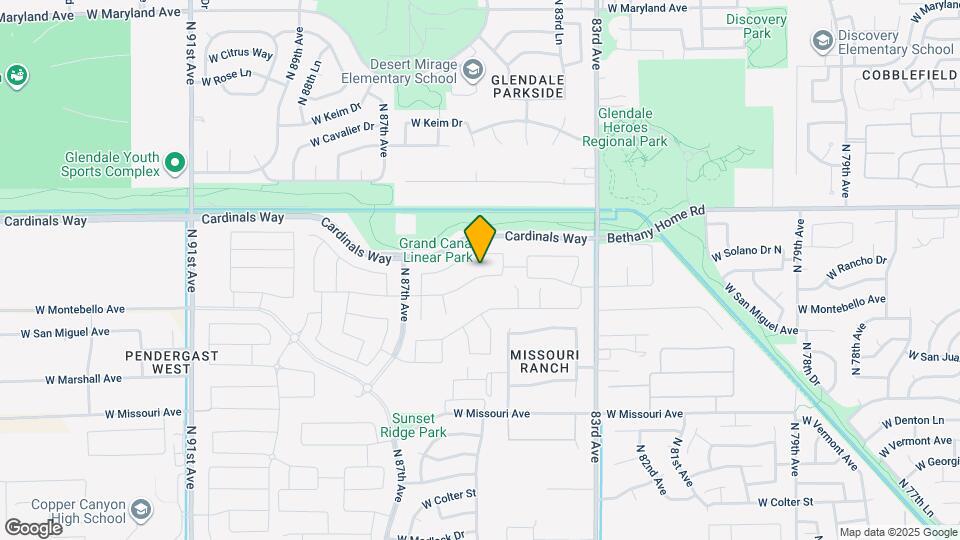 8520 W Rancho Dr Map and Location Details