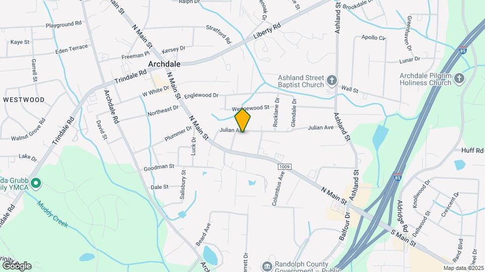 208 Julian Ave, Unit D Mapa y Detalles de la Ubicación