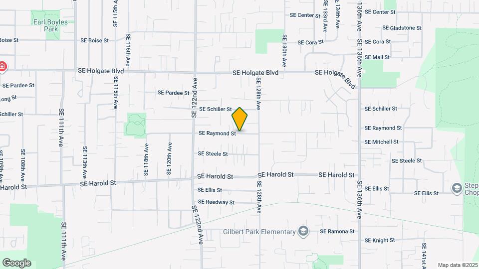 12588 SE Ramona St Map and Location Details