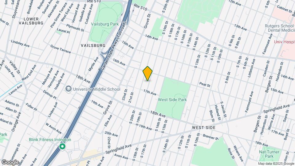 591 S 19th St, Unit 2 Map and Location Details