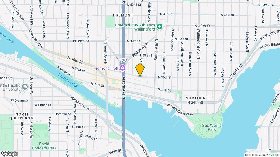 1025 N 36th St Map and Location Details