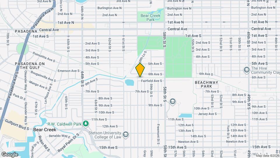 5991 Fairfield Ave S Map and Location Details