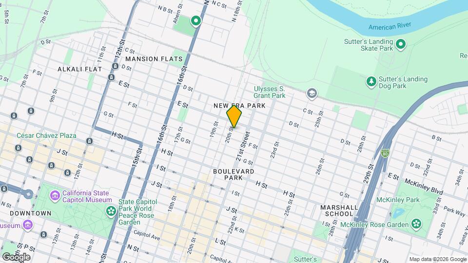 517 20th St Map and Location Details