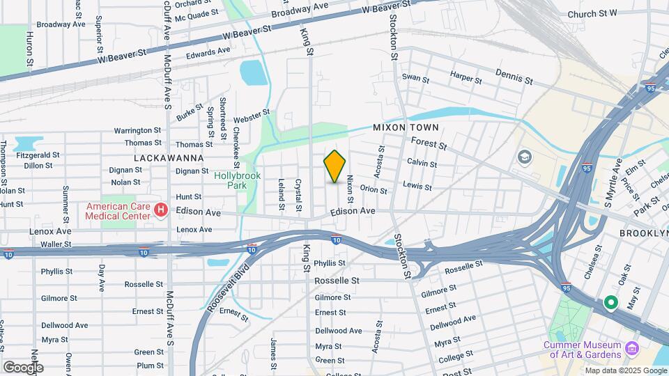 408 Broward St Map and Location Details