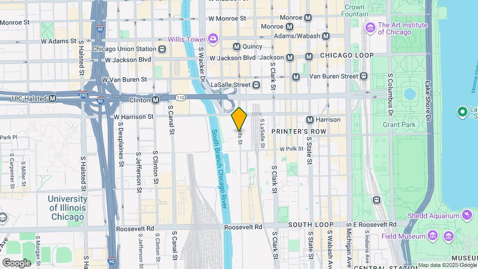 838 S Wells St Map and Location Details