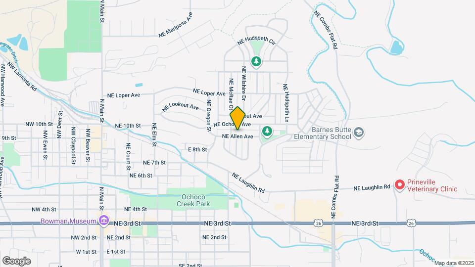 1070 NE Allen Ave Map and Location Details