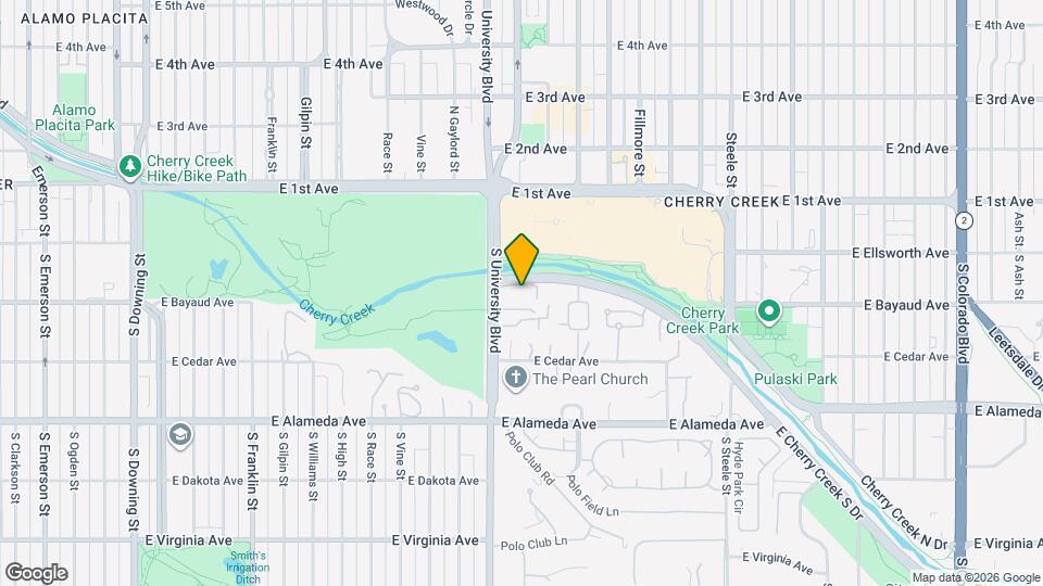 2400 E Cherry Creek S Dr Map and Location Details